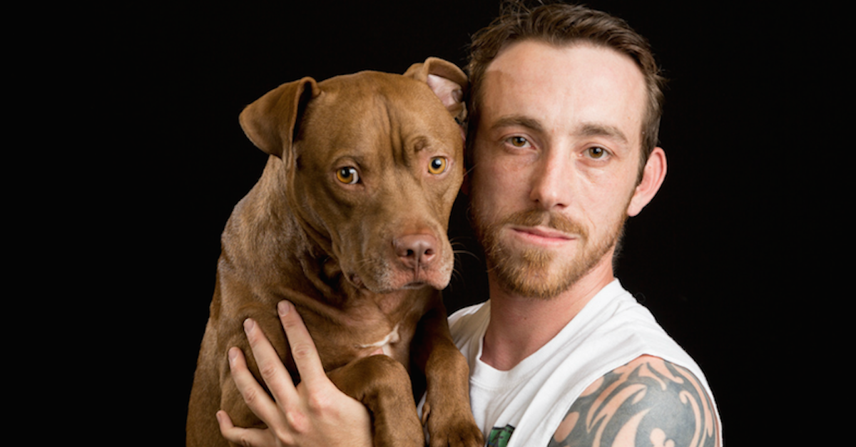 Rescue Dogs & Their Tattooed Owners Pose Together — To Fight