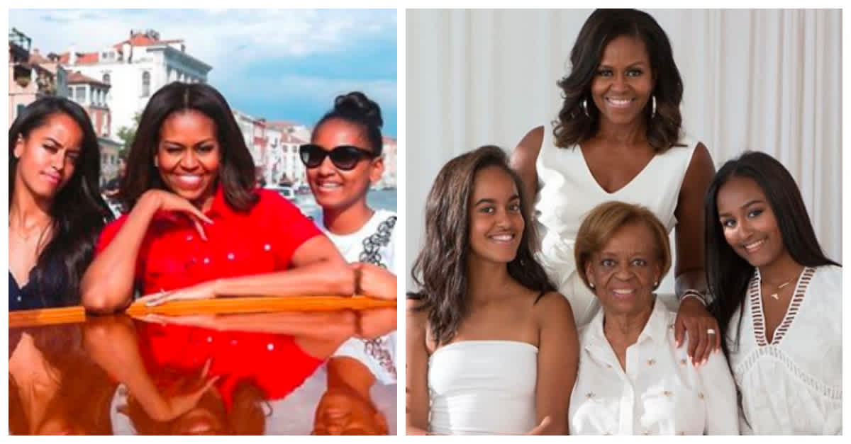 Shell Obama Giirl The Obama Girls Open Up About Their Relationship With Mom Michelle ...