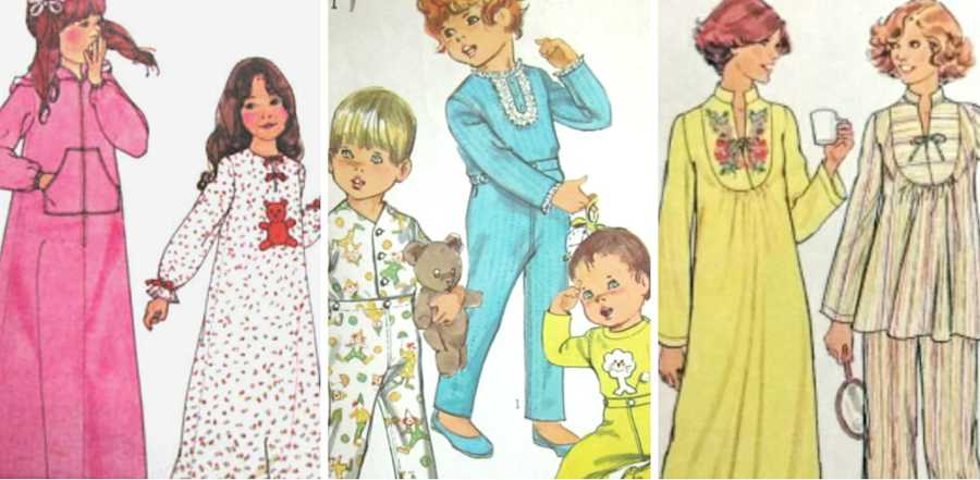 12 Adorable Vintage Pajama Patterns From The Past | LittleThings.com