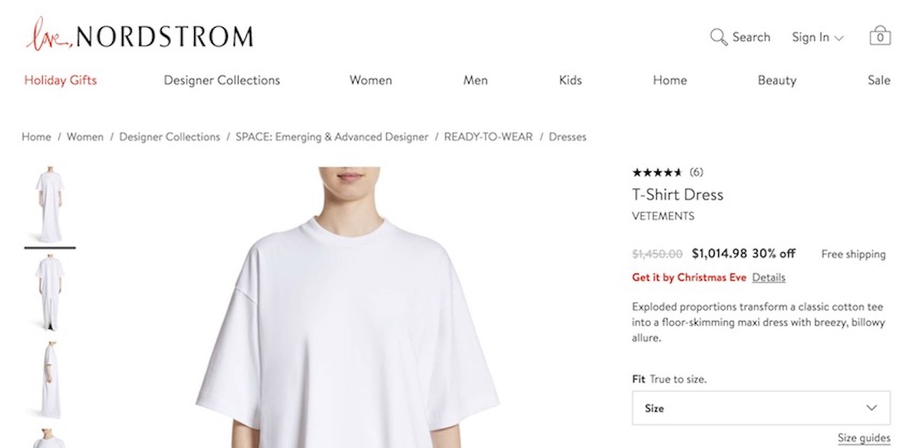 nordstrom t shirt dress