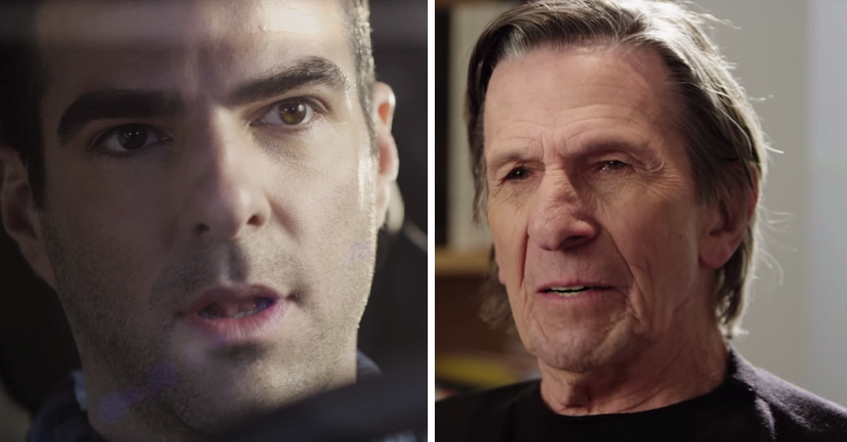 TWO Spocks?! Nimoy And Quinto Star In This Audi Car