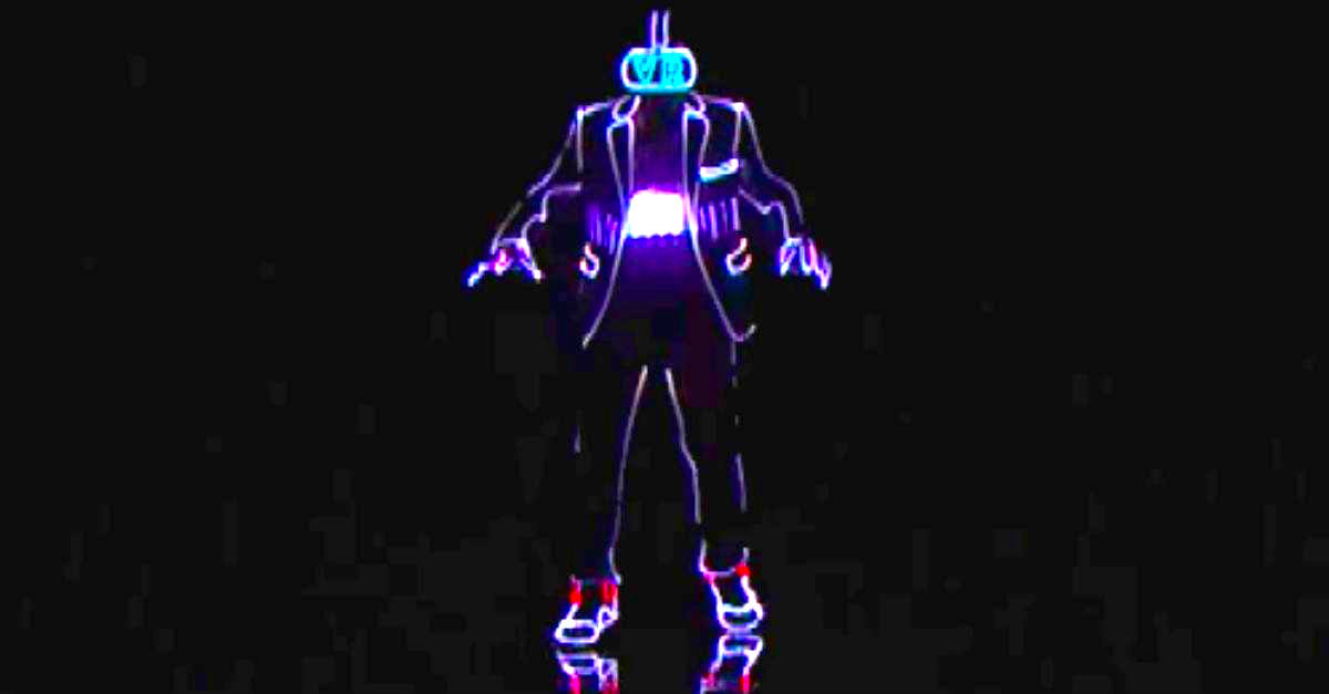 Glowing Dancer Appears, Jumps When He Sees "Zombies"