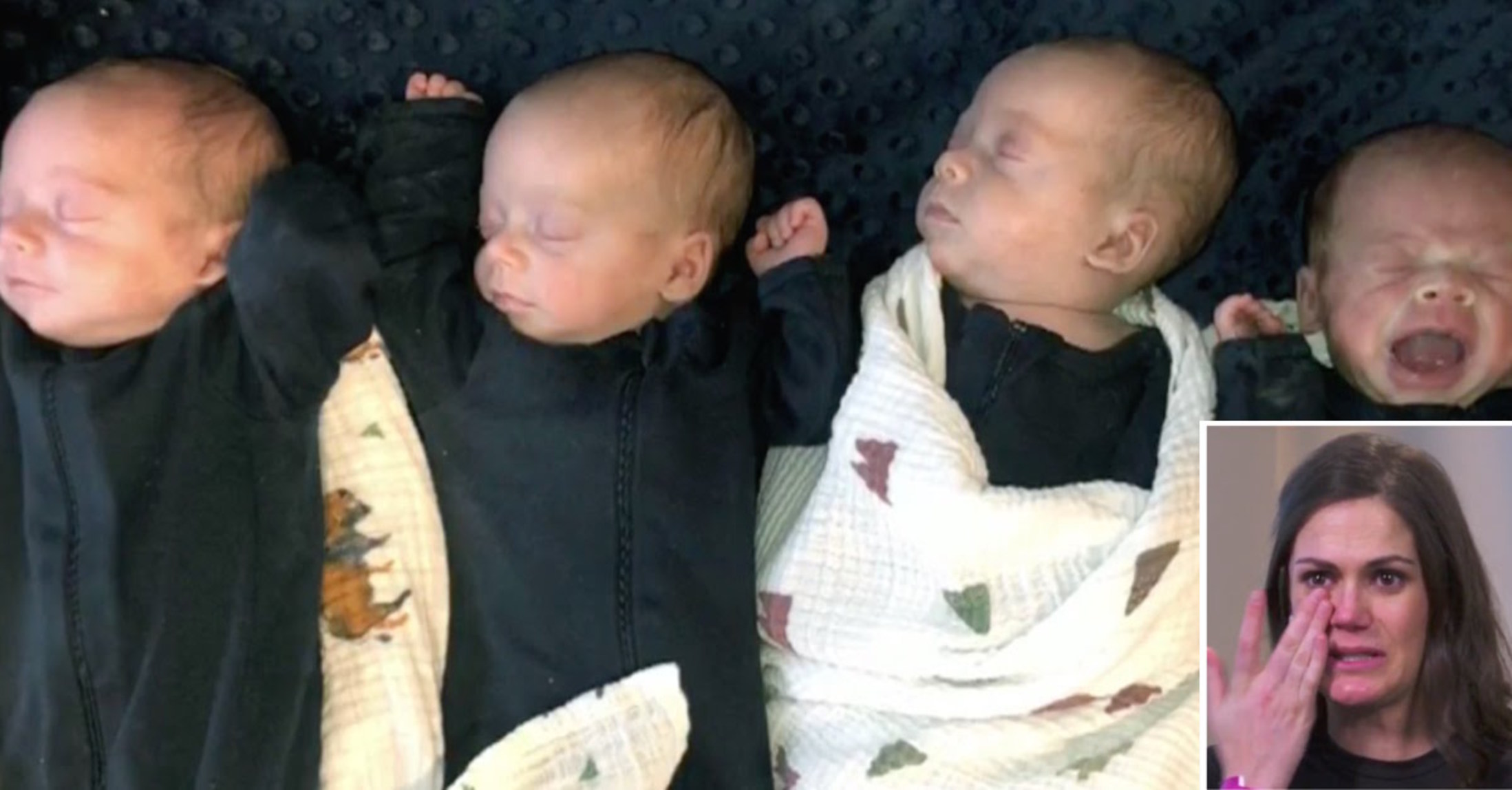 Mom And Dad Bring Rare Identical Quadruplets Home During Pandemic ...