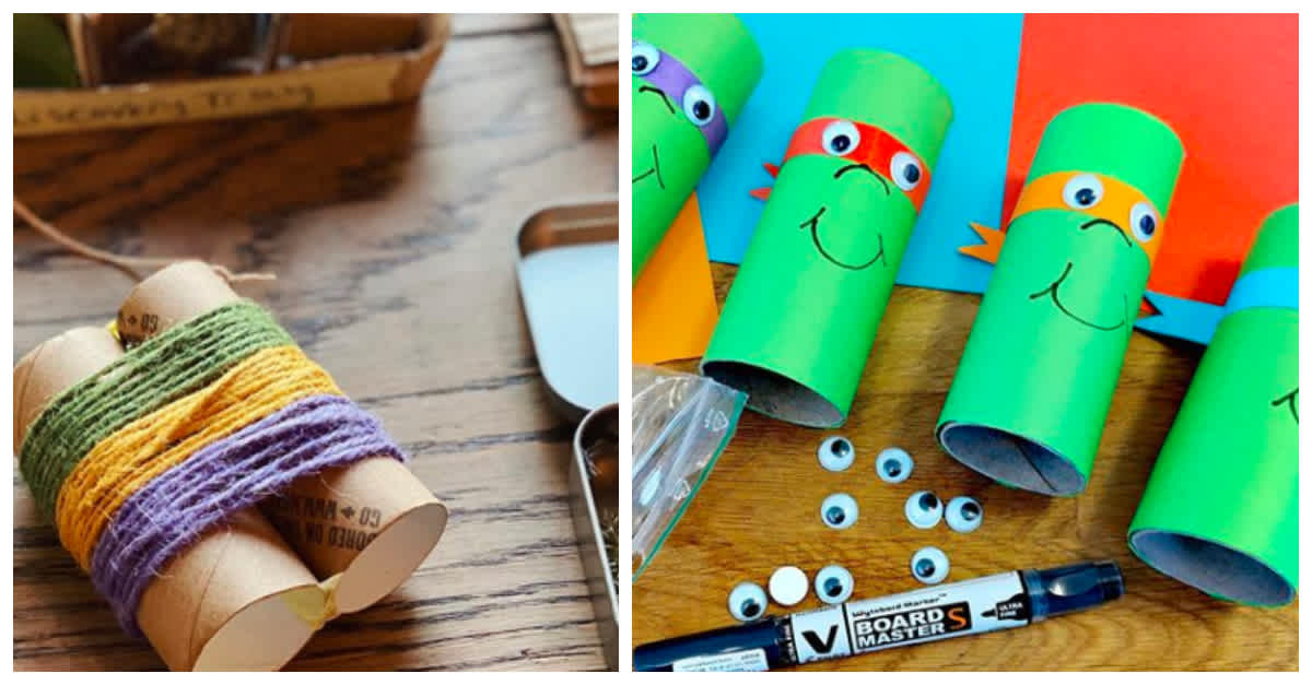 toilet paper roll crafts for toddlers