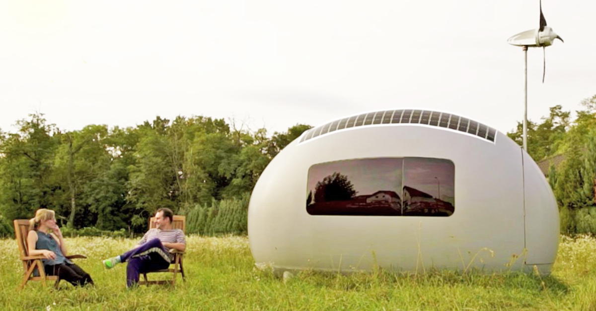 EggShaped Tiny Home Is Stunningly Efficient