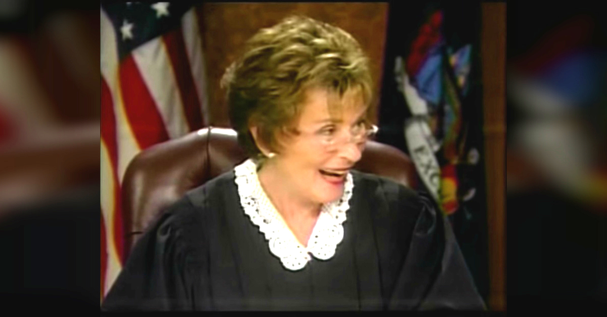 14 Seconds Into Her First Case Judge Judy Can't Stop Laughing. Now