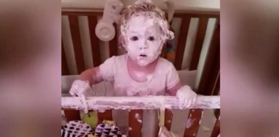 Mom Finds Her Daughter Covering Everything In Diaper Rash Cream