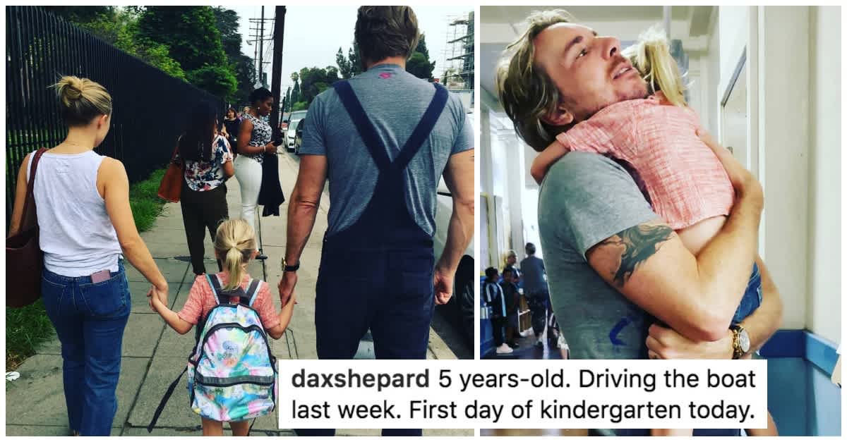 Kristen Bell And Dax Shepard Share Emotional First Day Of School Pics Littlethings Com