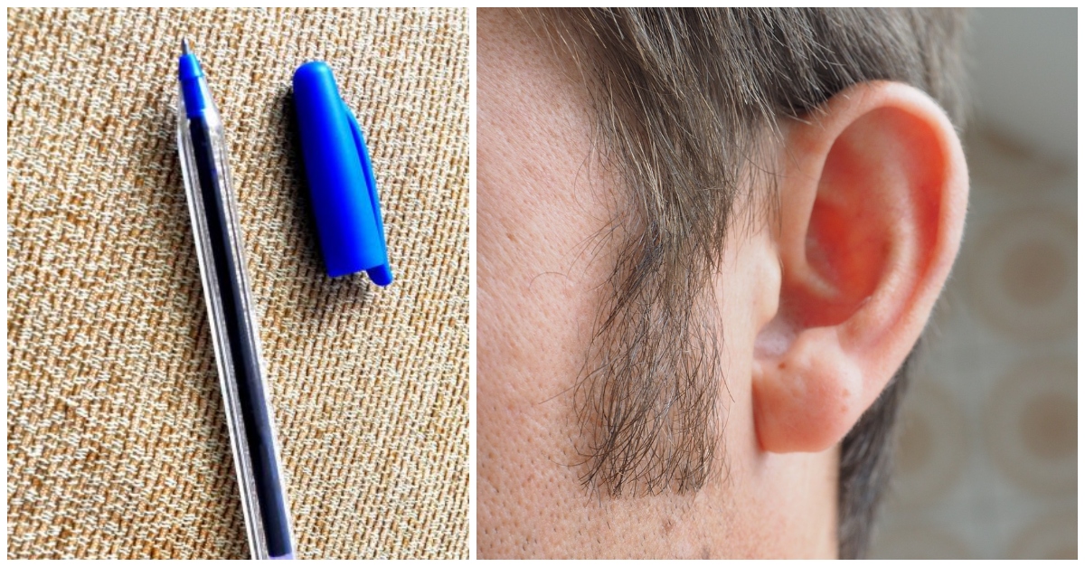 Man Scratches Inner Ear With Pen, But Pen Cap Falls Off And Gets Stuck