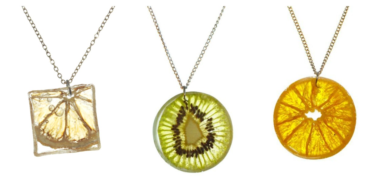 Details about   Handmade Dried Orange Real Fruit Necklace 