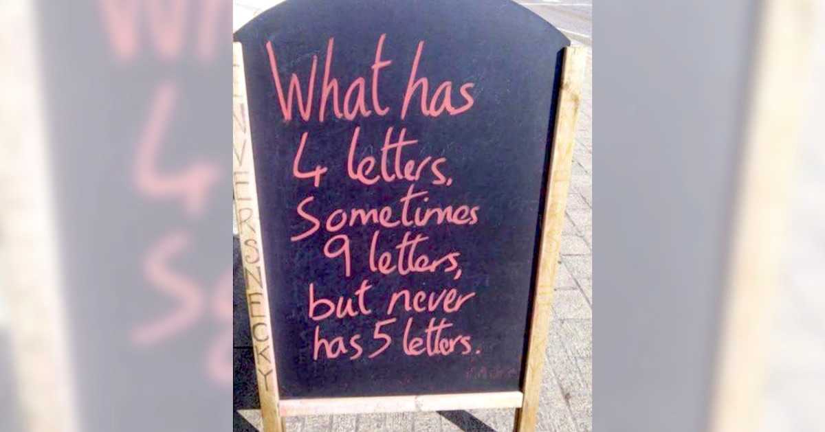 Almost Nobody Solve This Tricky Riddle. Can You Figure Out