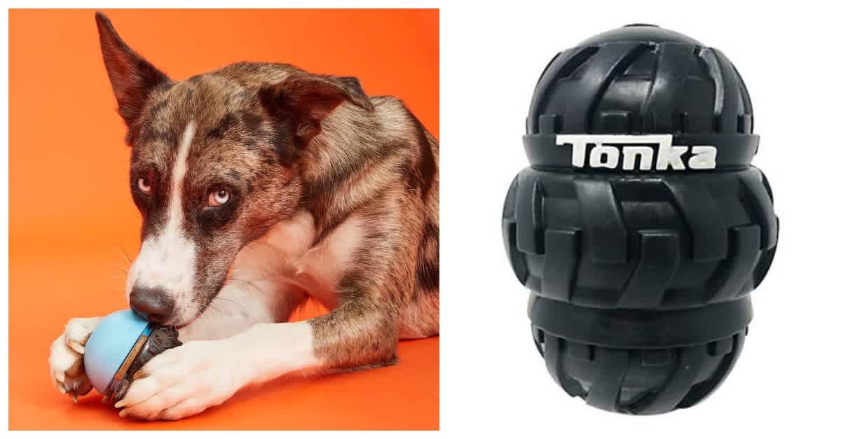 Tonka 4 Tri-Stack Tread Feeder Dog Toy - Each