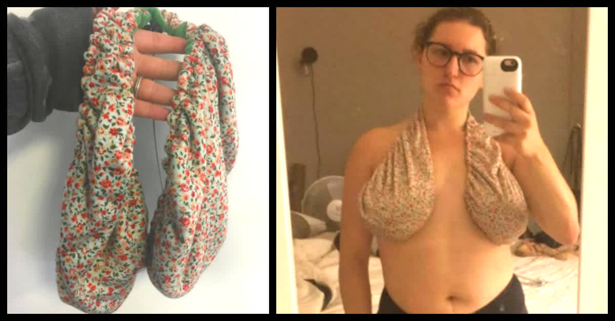 This Woman Invented the Ta-Ta Towel, a Bra That Combats Boob Sweat  This  woman invented the Ta-Ta Towel, a bra that combats boob sweat. Her company  went from $0 to $1