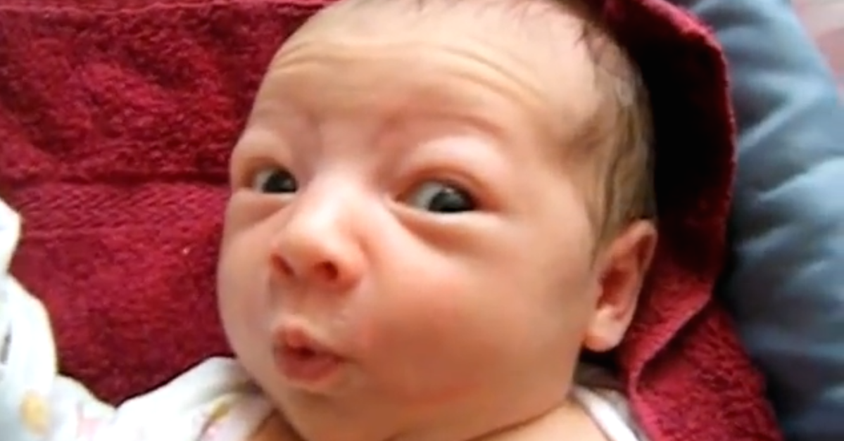 Newborn Poops And Makes The Most HILARIOUS Faces! I Can't Stop Laughing!