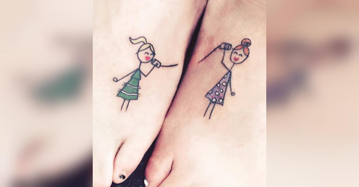 30 Small Sister Tattoo Ideas to Choose From  Brother tattoos Matching  tattoos Friendship tattoos