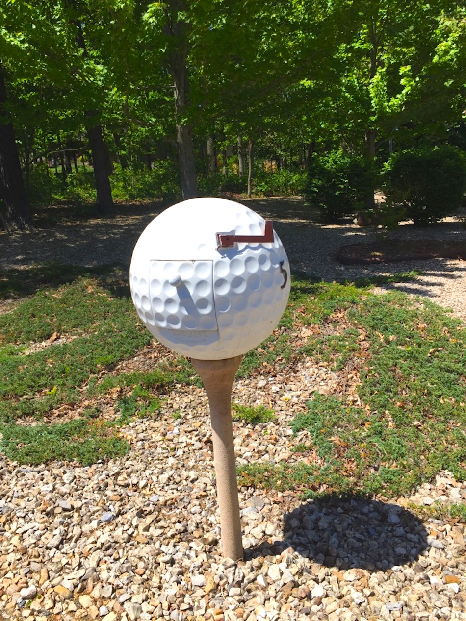 golf mailboxes