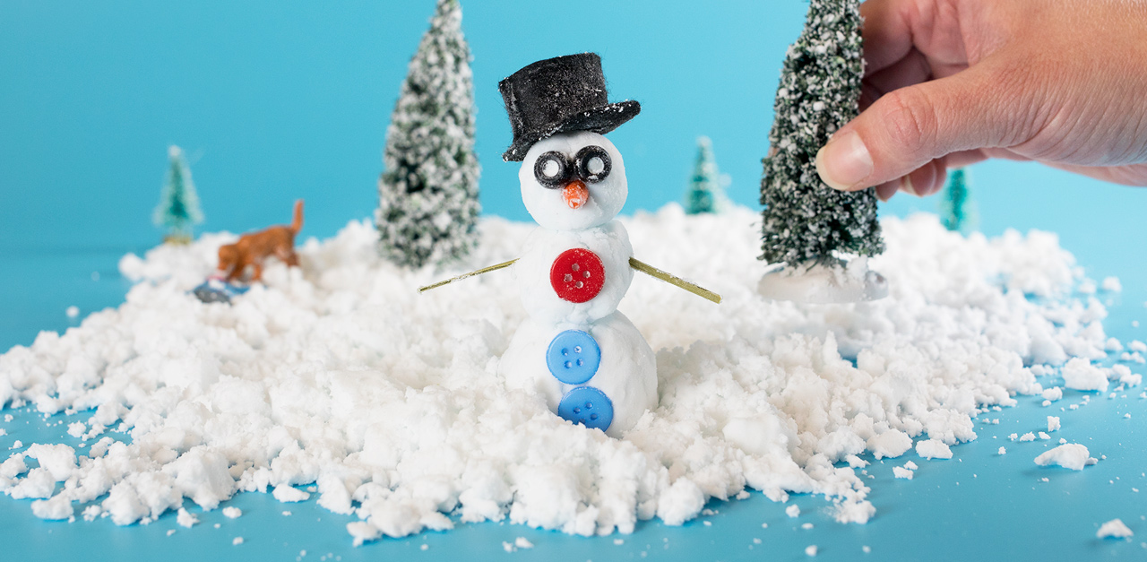 DIY How To Make Fake Snow At Home