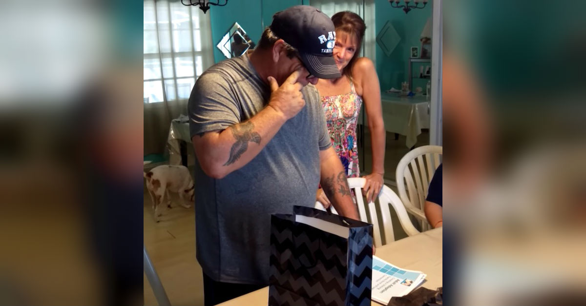Tattooed Dad Breaks Down In Tears When Stepdaughter Surprises Him With Adult Adoption Papers Littlethings Com