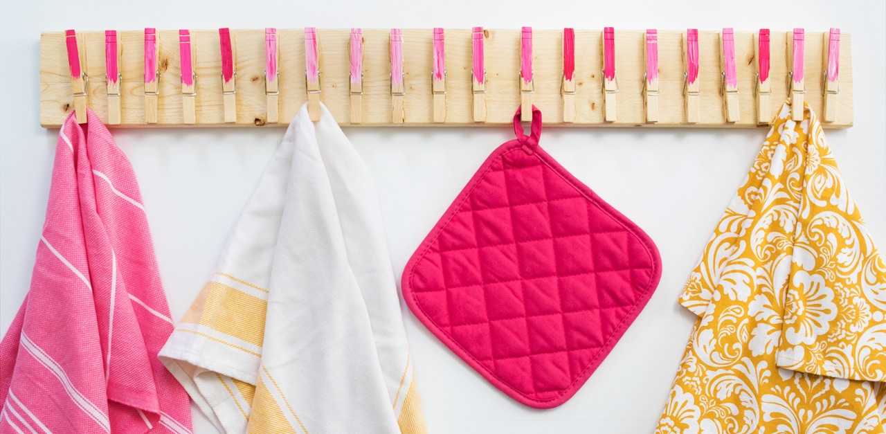 Turn Clothespins Into Easy, Cute Household Accessories