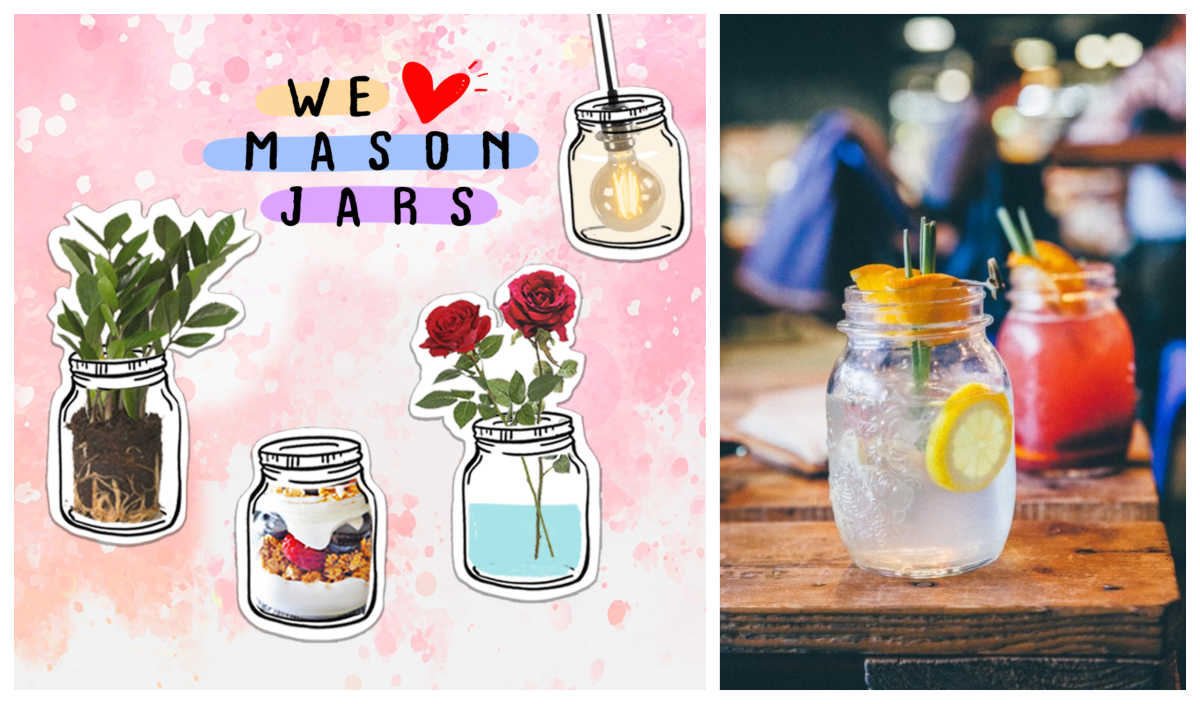 12 Pretty & Delicious Mason Jar Cocktails