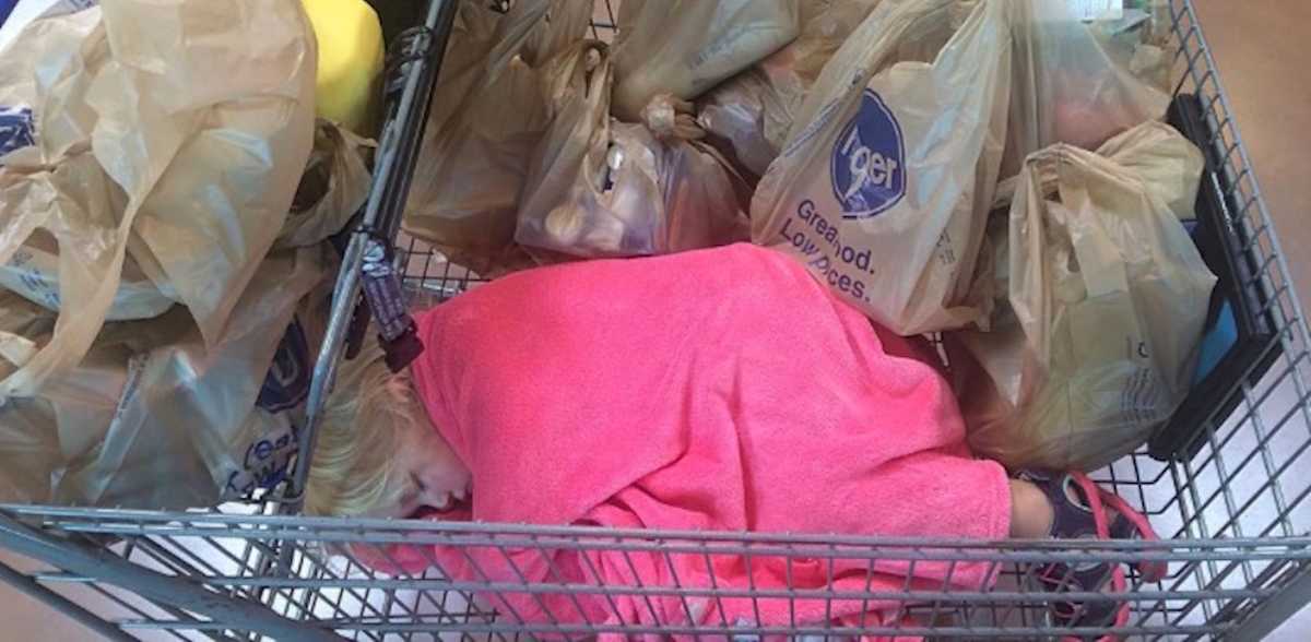 Napping In Random Places 13 Kids Caught Napping In Strange Places | LittleThings.com