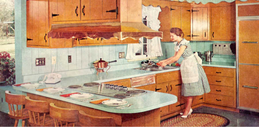 50s 60s kitchen table