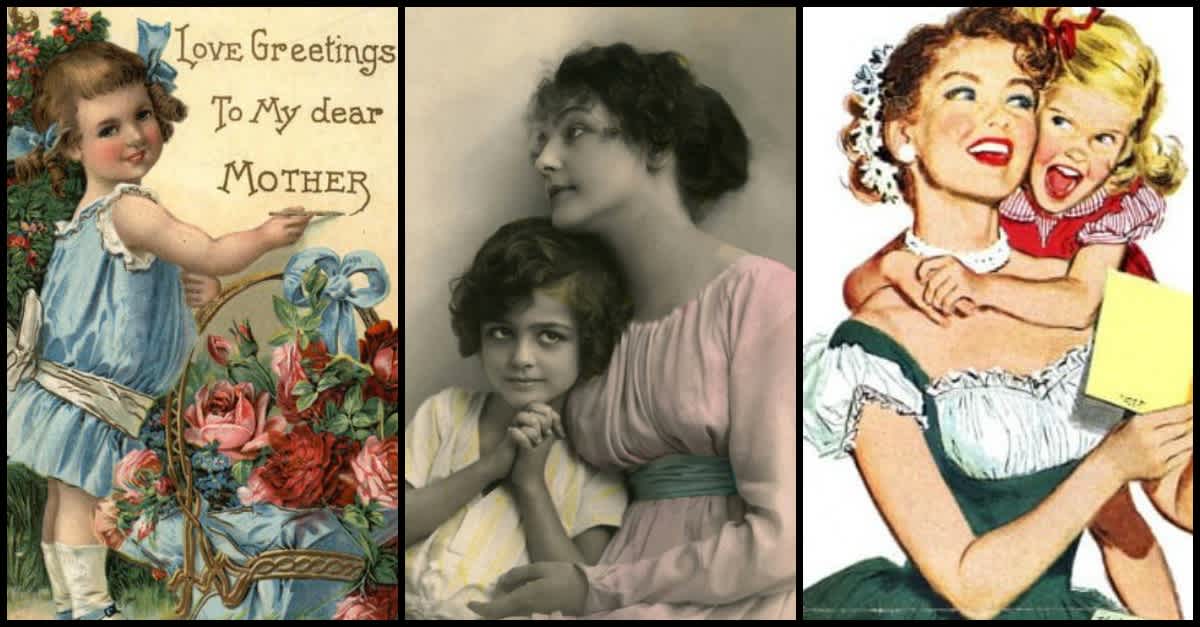 Vintage Mother's Day Cards Capture The Beauty Of Days Gone By ...