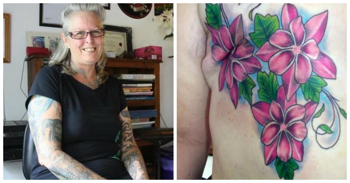 Tattoo artist turns mastectomy scars into amazing designs  Metro News
