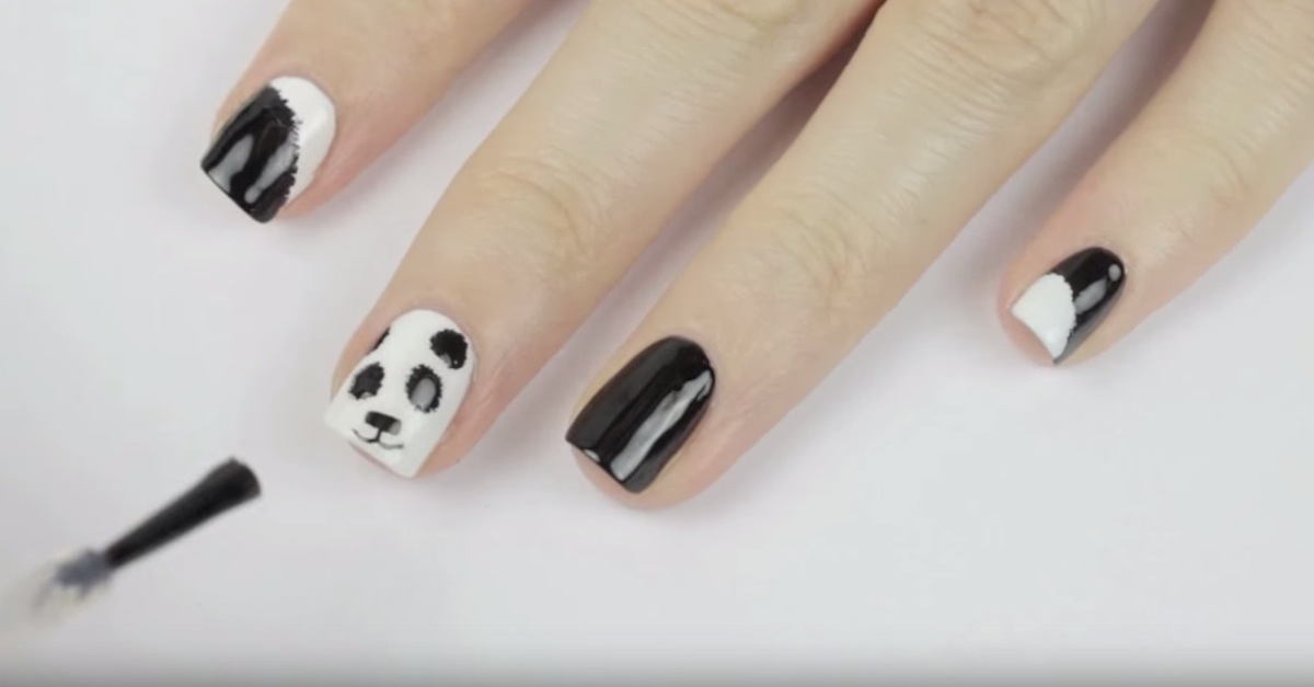 Born Pretty Store Panda Water Decals | Panda nail art, Animal nail art,  Cute nail art designs