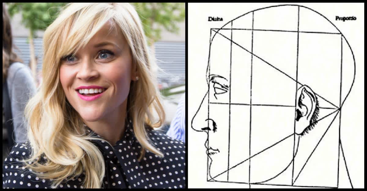 Mathmatically Correct Facer Why Reese Witherspoon's Face Is Mathematically Beautiful | LittleThings.com