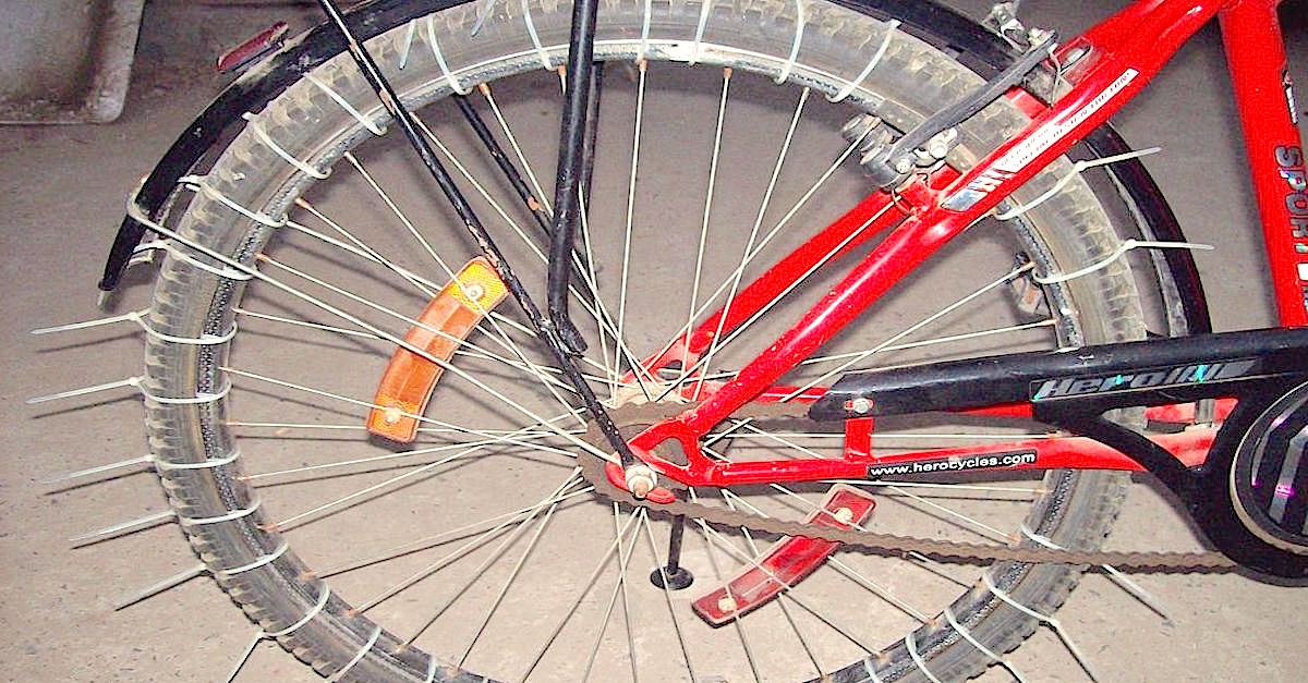 She Puts Zip Ties All Over Her Bike Wheels. Why? The PERFECT Winter