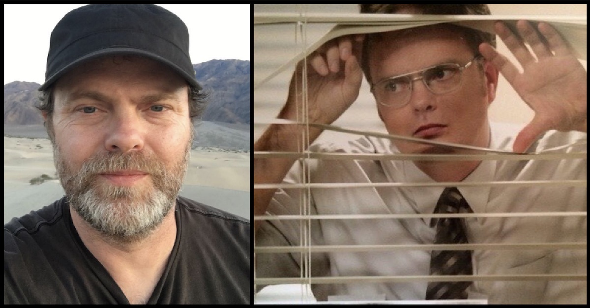 Dwight From 'The Office' Is Unrecognizable With A Beard 