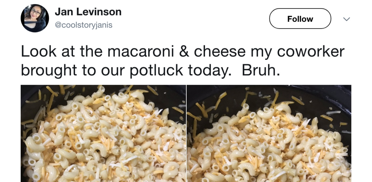 college student arguing for mac and cheese video