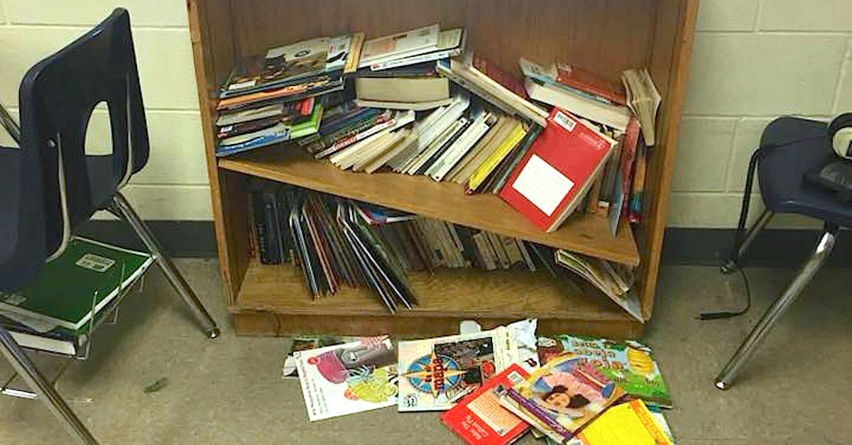 FedUp Teacher Quits On Facebook After Students Destroy Classroom And