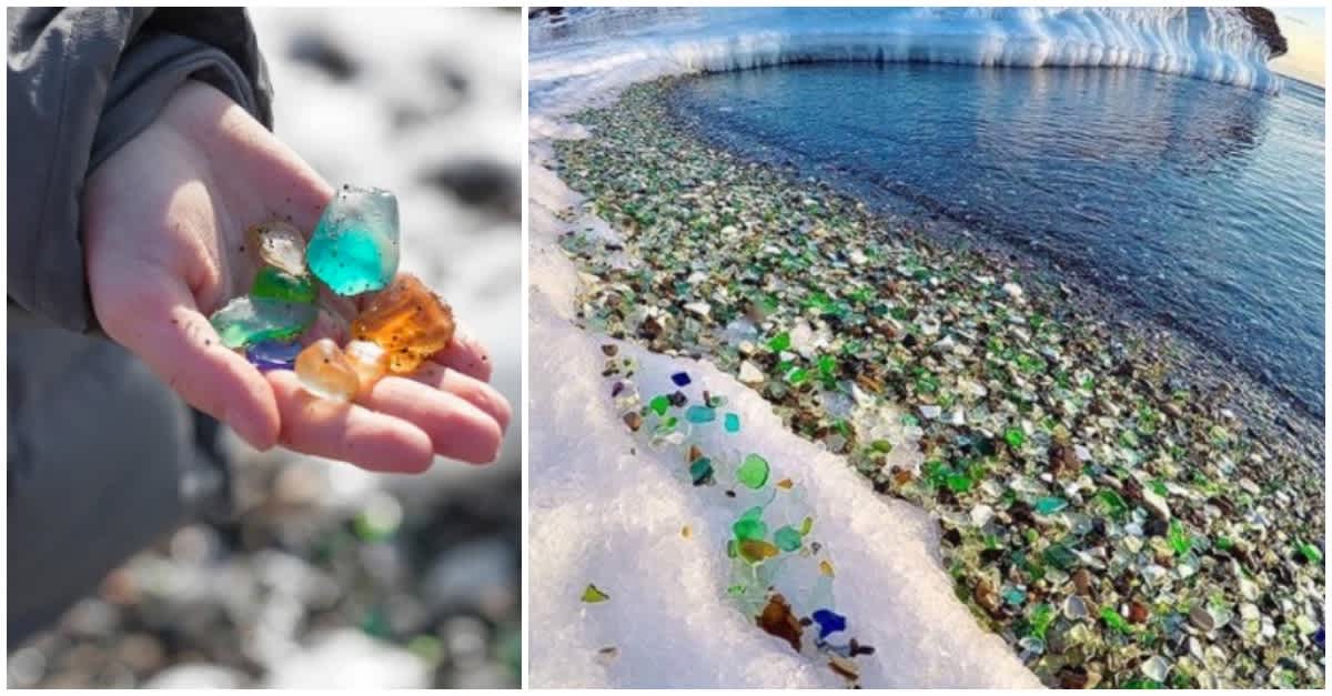 Discovered! A New Sea Glass Beach! Read About Russia's Glass Beach