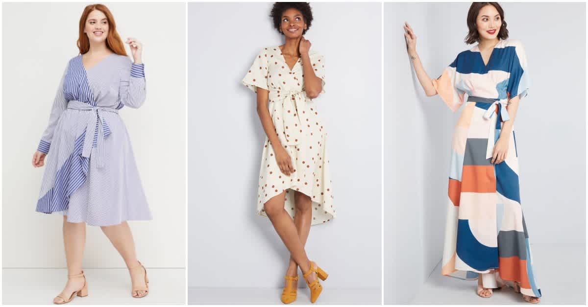 20 Beautiful Wrap Dresses For Spring That Flatter Every Body Type ...