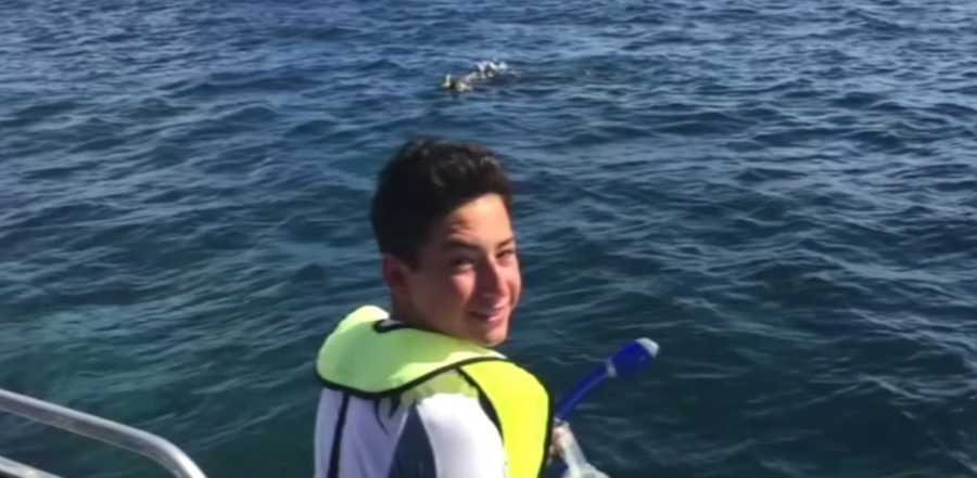 Parents Watch In Horror As A Vicious Shark Attacks Their Teen Son On ...