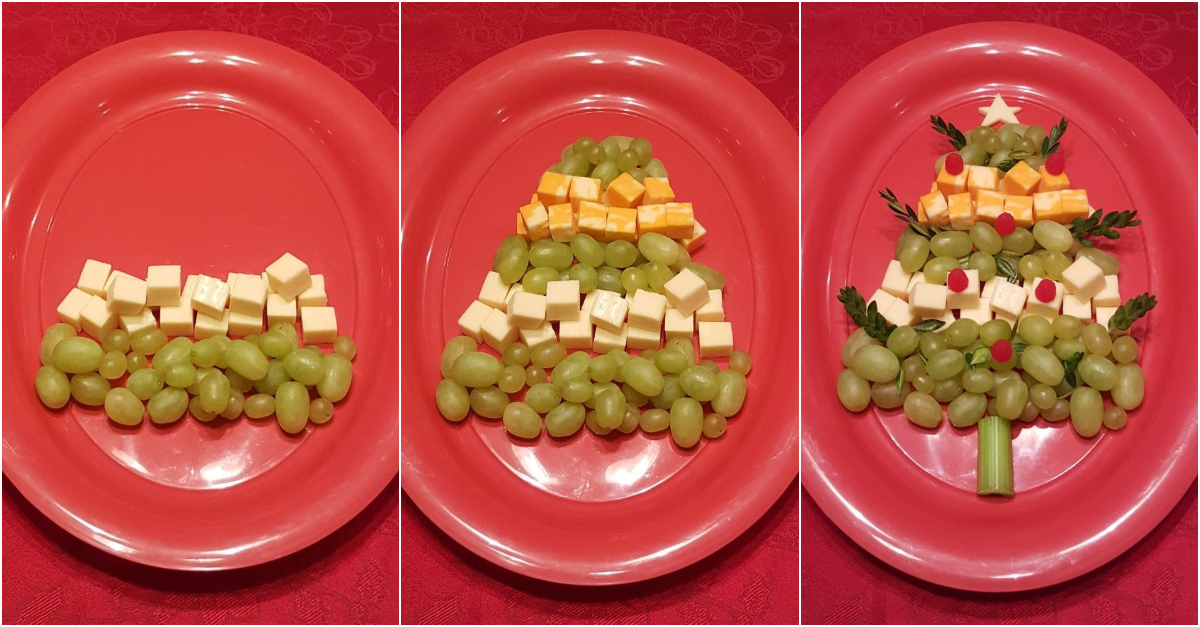 I Put Together a Fruit & Cheese Christmas Tree And It'll Be A Tasty New