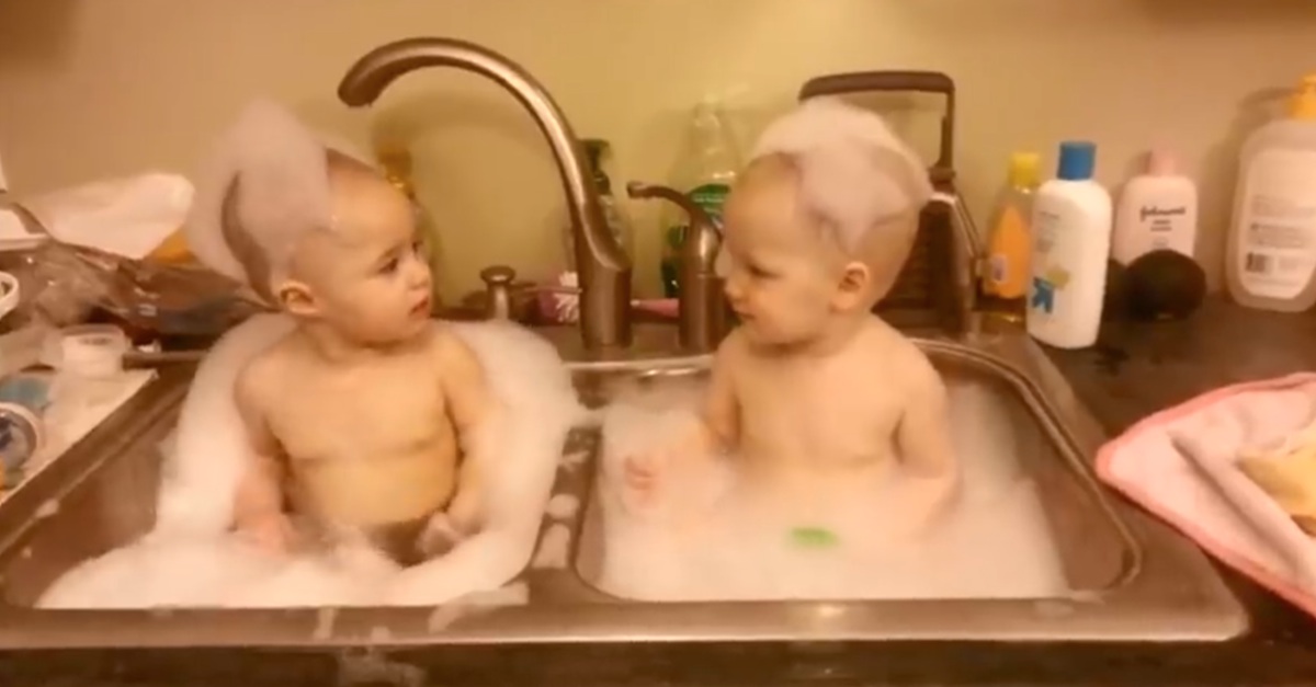 Twin baby hot sale tub