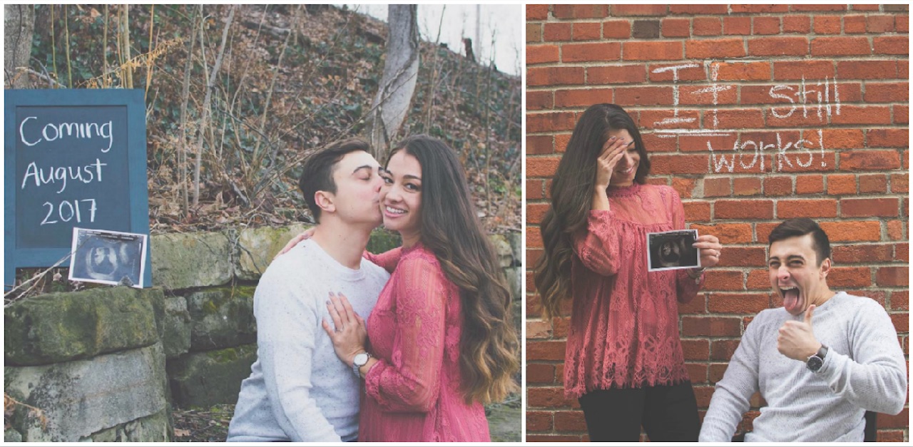 Paraplegic Man And Fiancée Do Hilarious Pregnancy Photo