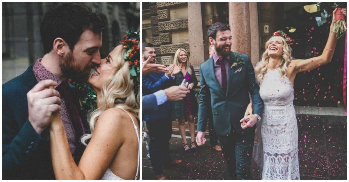 Bride Spends Less Than $1,300 On Her 100-Guest Wedding | LittleThings.com