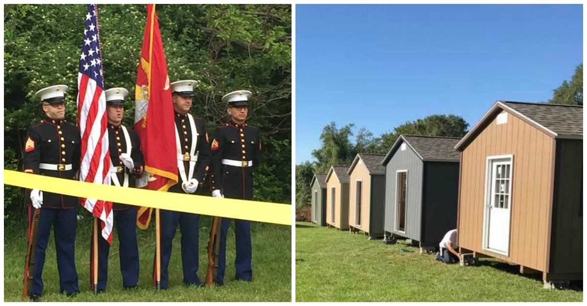 Veterans' Tiny House Village Is Finally Giving Heroes The Care They Deserve