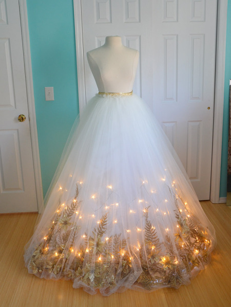 christmas dress with lights