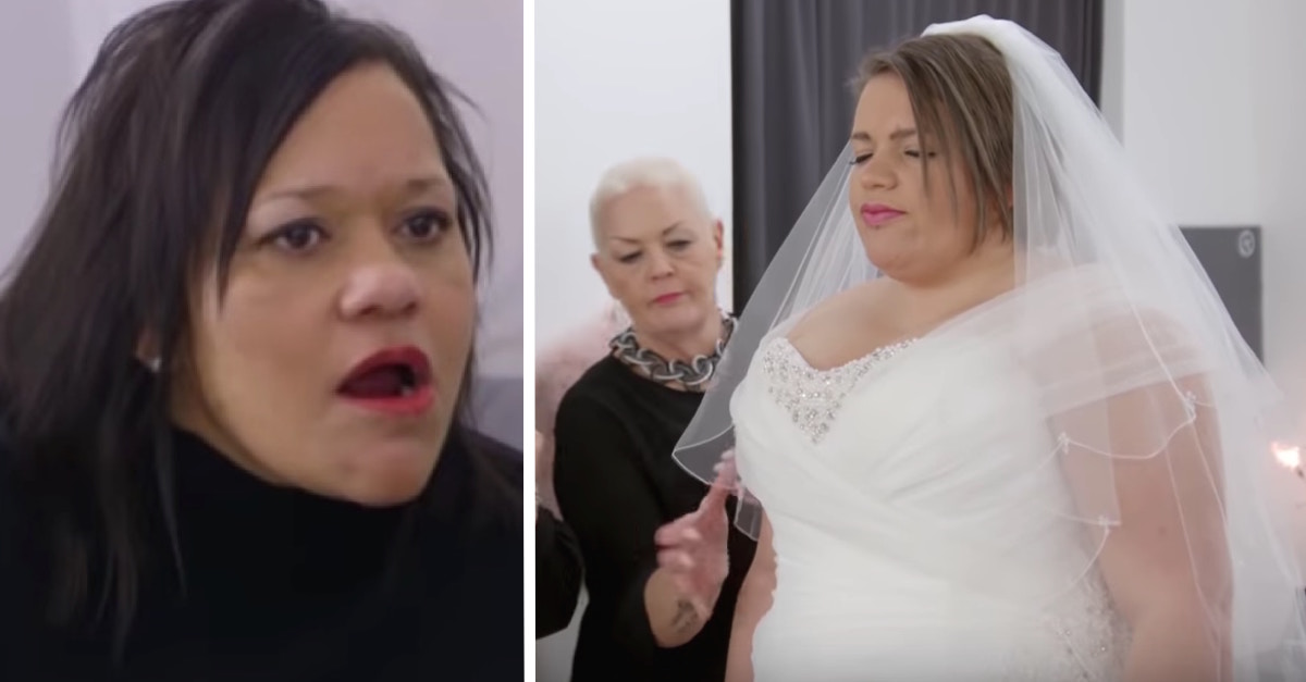 Mom Mocks Daughter s Looks While Trying On Wedding Dresses