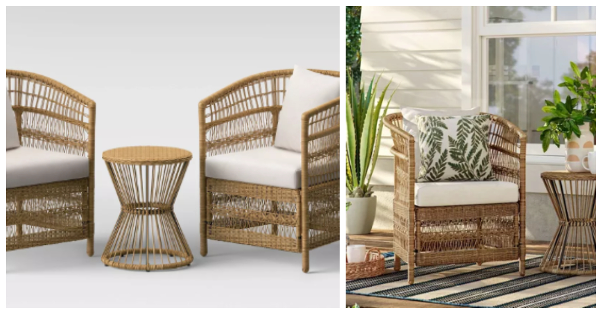 This Patio Set Is Perfect For Spring And It's On Sale | LittleThings.com