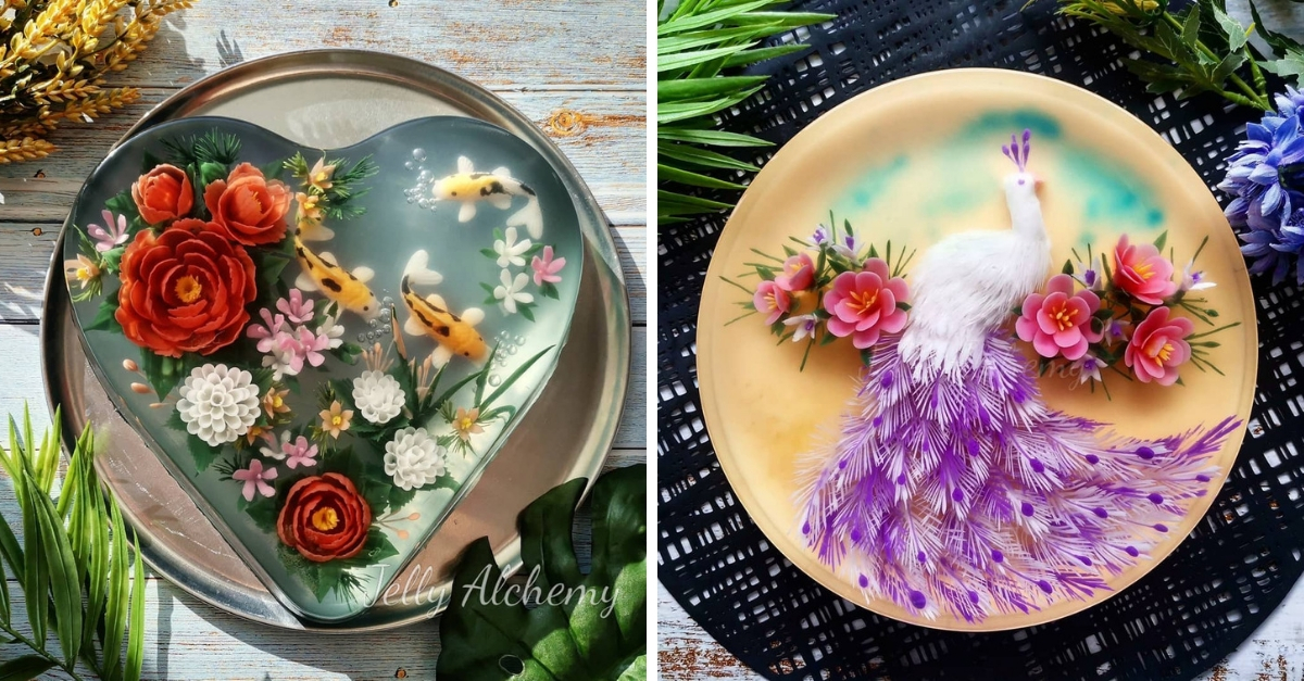 3D Art Floral Jelly Cake (BASIC) – Bakefresh