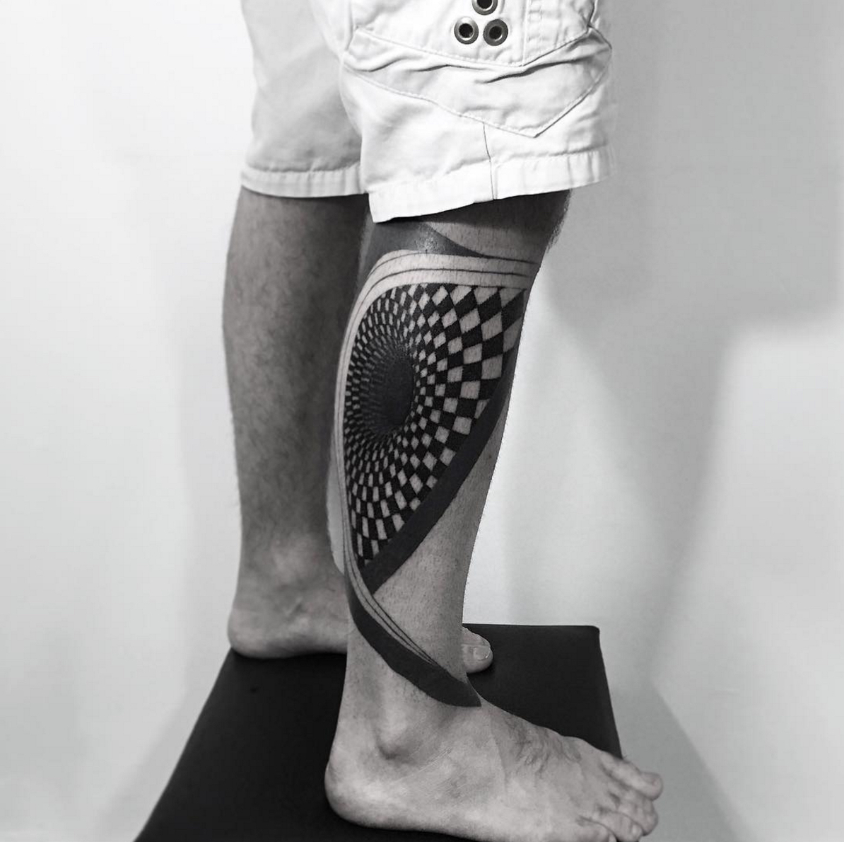 100 Optical Illusion Tattoos For Men  Eye Deceiving Designs  Optical illusion  tattoo Optical illusions 3d tattoos