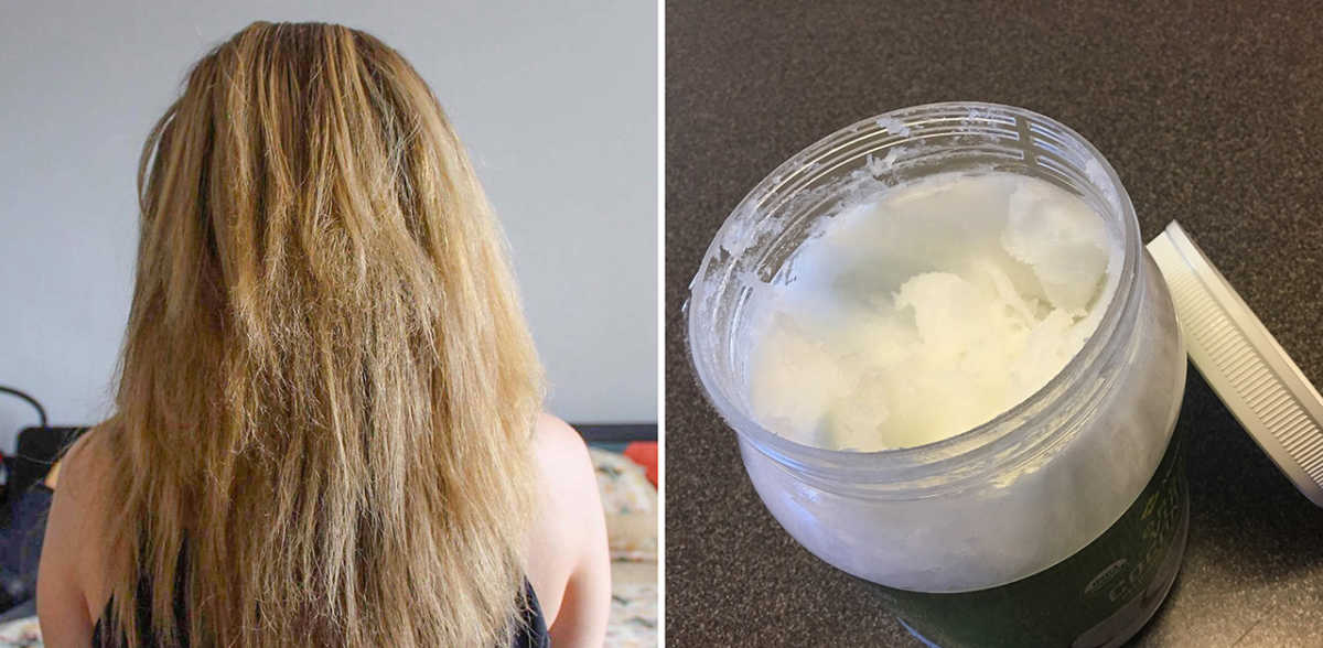 I Used Coconut Oil For My Dry Hair. Here's What Happened | LittleThings.com