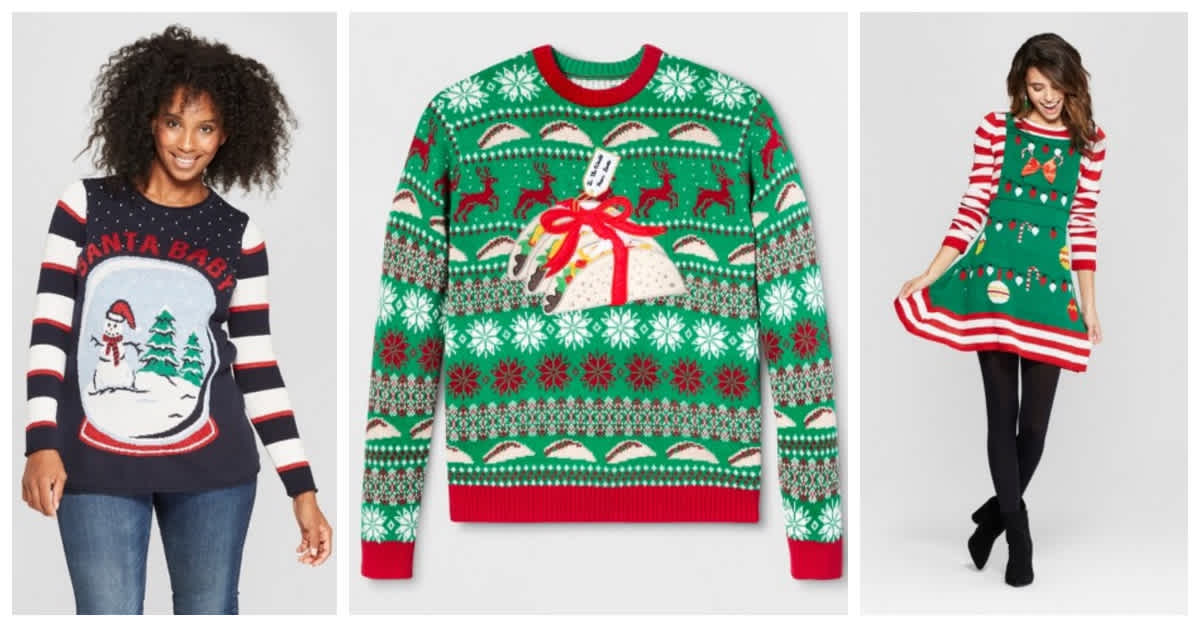 14 Ugly Holiday Sweaters From Target Under 40 That Are Actually Cute Target Ugly Christmas Sweater