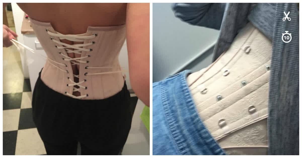 Do they always go over your clothes? : r/corsets